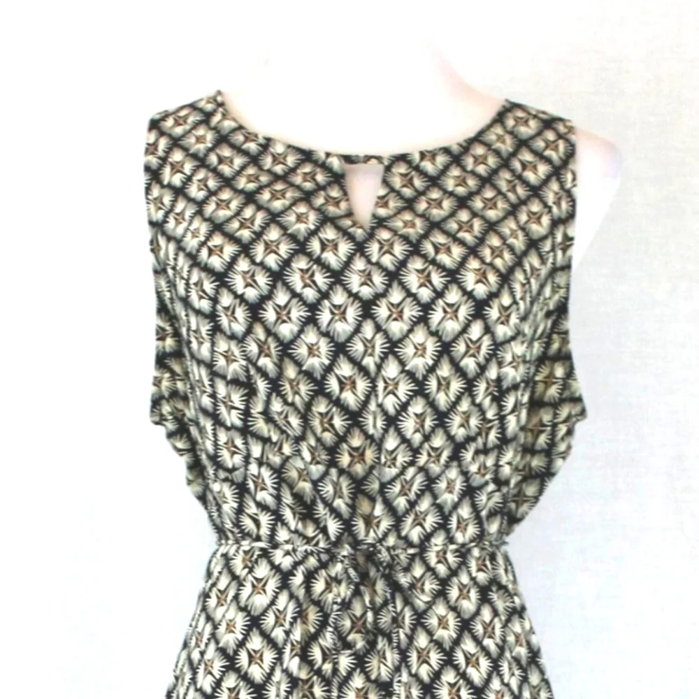 Vintage Traditional Sleeveless Kaftan Dress Made in Dubai UAE M L Beautiful!! - Picture 4 of 15